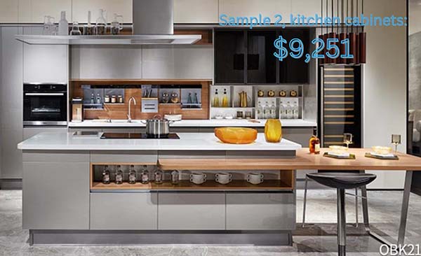 Sample 1, kitchen cabinets: $13,653 - 2 Sample 1, kitchen cabinets: $13,653 - 2