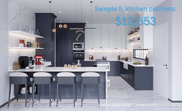 Sample 1, kitchen cabinets: $13,653 - 5 Sample 1, kitchen cabinets: $13,653 - 5